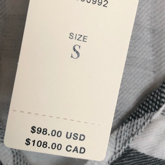 Anthropologie Cloth & Stone Sara Plaid Blouse - Picture 8 of 10